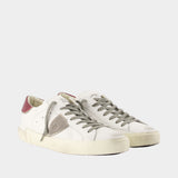 Prsx Low Man Sneakers - Philippe Model - Leather - White