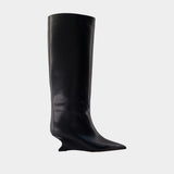 Nina 50 Boots - Paris Texas - Leather - Black