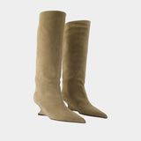 Nina 50 Boots - Paris Texas - Leather - Beige