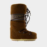 Icon Fleece Boots - Moon Boot - Synthetic - Brown