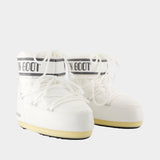Icon Low Ankle Boots - Moon Boot - Synthetic - White