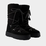 Mb X Gir Ltrack Boots - Moon Boot - Leather - Black
