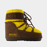 Mb X Gir Icon Low Ankle Boots - Moon Boot - Synthetic - Yellow