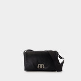 Monaco Flap Small Crossbody - Balenciaga - Leather - Black