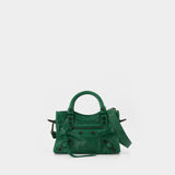 Le City Mini Crossbody - Balenciaga - Leather - Green