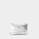 Monaco Shoulder Bag - Balenciaga - Leather - Silver