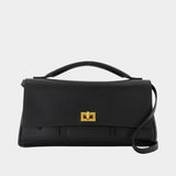 Bel Air Clap On Crossbody - Balenciaga - Leather - Black