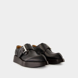 T-Bar Loafers - Alexander McQueen - Leather - Black