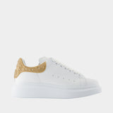 Oversized Sneakers - Alexander McQueen - Leather - White