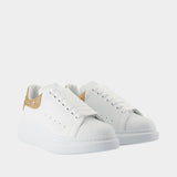 Oversized Sneakers - Alexander McQueen - Leather - White