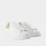 Oversized Sneakers - Alexander McQueen - Leather - White