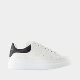 Oversized Sneakers - Alexander McQueen - Leather - White