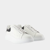 Oversized Sneakers - Alexander McQueen - Leather - White