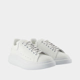 Oversized Sneakers - Alexander McQueen - Leather - White