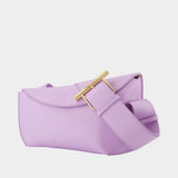 T-Bar Sling Crossbody - Alexander McQueen - Leather - Purple