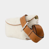 T-Bar Sling Crossbody - Alexander McQueen - Leather - White