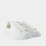 Oversized Sneakers - Alexander McQueen - Leather - Green