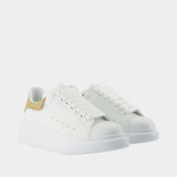 Oversized Sneakers - Alexander McQueen - Leather - Beige