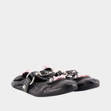 City ballet flats - Balenciaga - Leather - Black