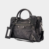 Le City Bag M - Balenciaga - Leather - Black