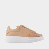 Oversized Sneakers - Alexander McQueen - Leather - Beige