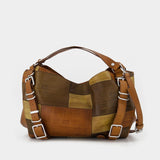 D-One Top handle M Shopper Bag - DIESEL - Leather - Brown