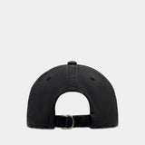 Face Stud Cap - Acne Studios - Cotton - Black