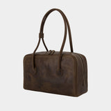 Soft Boston Shoulder Bag - Margesherwood - Leather - Brown