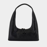 Hobo Shoulder Bag - Margesherwood - Leather - Black