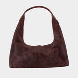 Hobo Large Shoulder Bag - Margesherwood - Leather - Brown