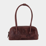 Soft Shoulder Bag Boston Ew - Margesherwood - Leather - Brown
