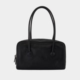 Soft Boston Shoulder Bag - Margesherwood - Leather - Black