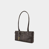 Shoulder Brocle Shoulder Bag - Osoi - Leather - Brown
