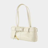 Shoulder Brocle Mini Bag - Osoi - Leather - White