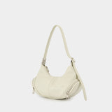 Cargo Shoulder Bag - Osoi - Leather - Cream