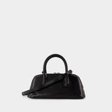 Zip Brocle Mini Shoulder Bag - Osoi - Leather - Black