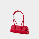 Boat Wide Mini Shoulder Bag - Osoi - Leather - Red