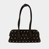 Boat Wide Mini Shoulder Bag - Osoi - Leather - Brown