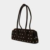 Boat Wide Mini Shoulder Bag - Osoi - Leather - Brown