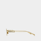 Gg1802s Sunglasses - Gucci - Metal - Gold
