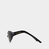 Bb0386s Sunglasses - Balenciaga - Acetate - Black