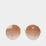 Ch0329s Sunglasses - Chloé - Acetate - Gold