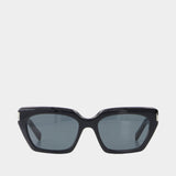Sl 826 Page Sunglasses - Saint Laurent - Acetate - Black