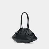 Manta Shoulder Bag - Alexander McQueen - Leather - Black