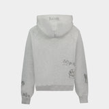Georgy Mo Multicusto Strass Sweat Top - Zadig & Voltaire - Cotton - Grey