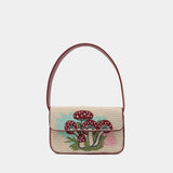 Tommy Beaded Shoulder Bag - Staud - Viscose - Multicolor