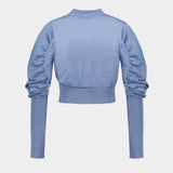 Eli Cropped Cardi T-Shirt - Vivienne Westwood - Wool - Blue