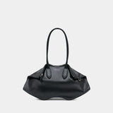 Manta Shoulder Bag - Alexander McQueen - Leather - Black