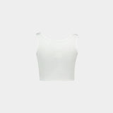 Cropped Rib Top – Vivienne Westwood – Viscose – White