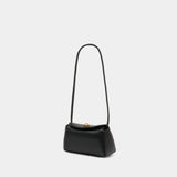 Mini Carrousel Shoulder Bag - AMI Paris - Leather - Black
